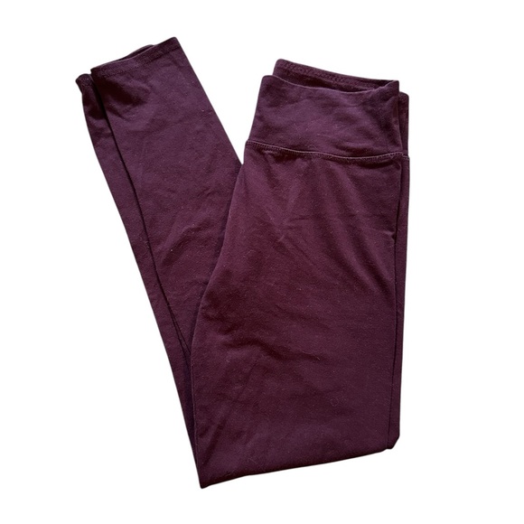 Women’s Plum Colored Leggings - Picture 1 of 2